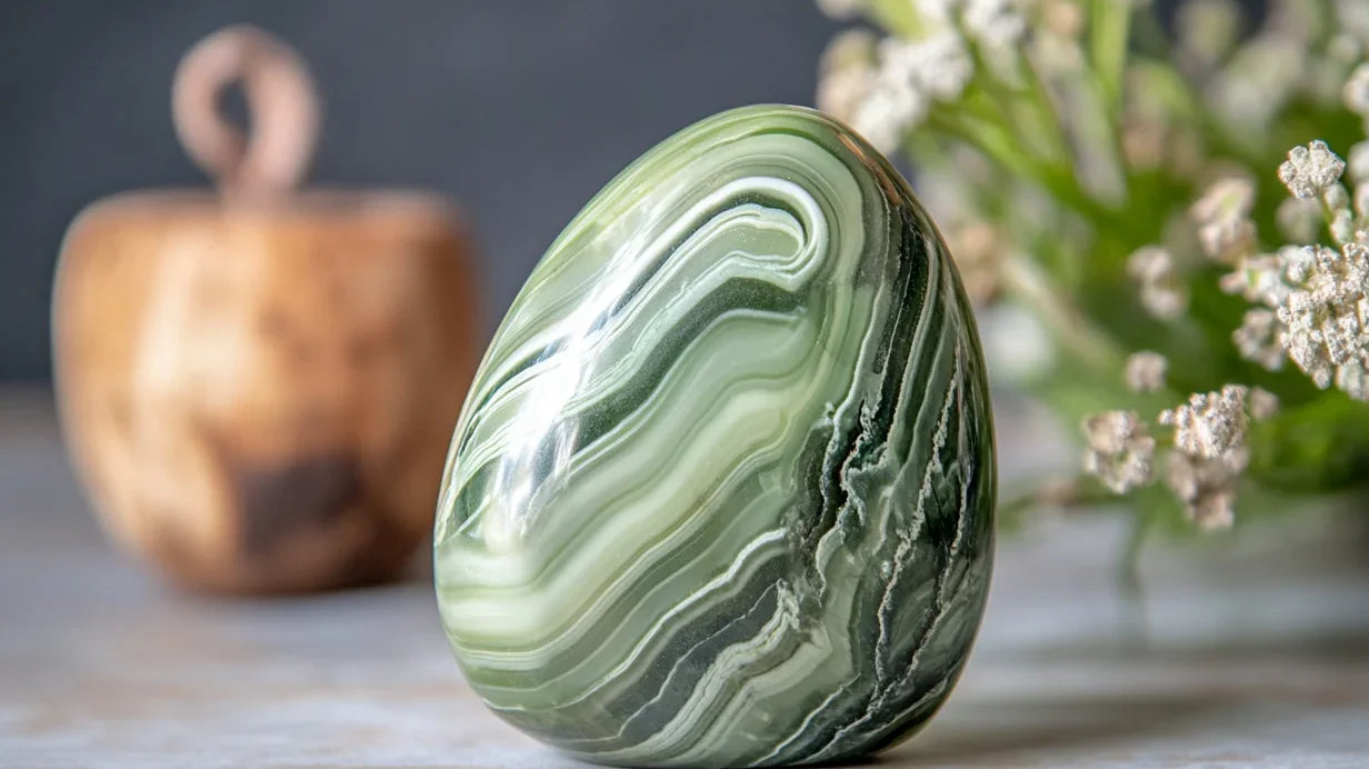 Green Zebra Jasper Meaning and Healing Crystal Properties