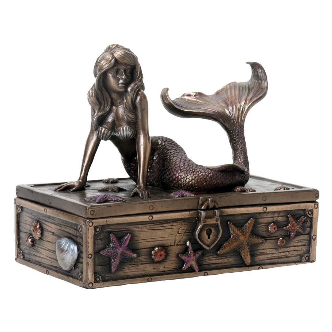 Mermaid on Treasure Trinket Box