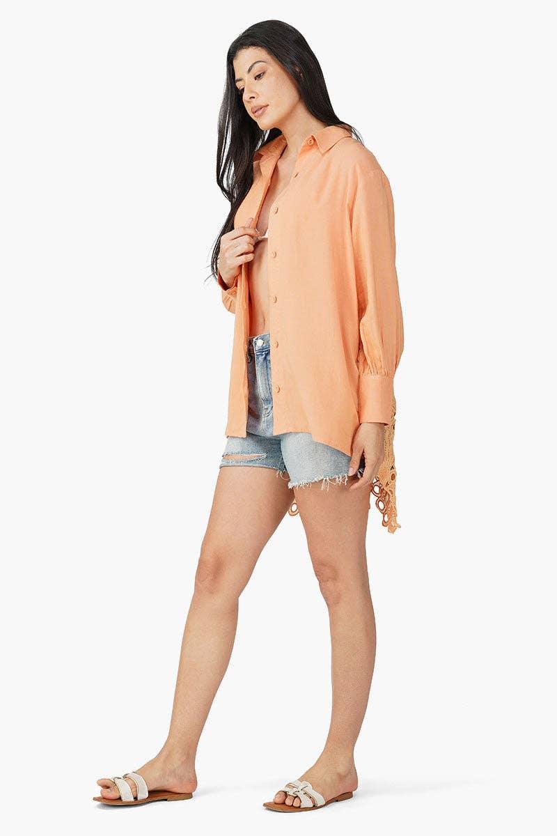 Camille's Dream Lace Detail Shirt Side