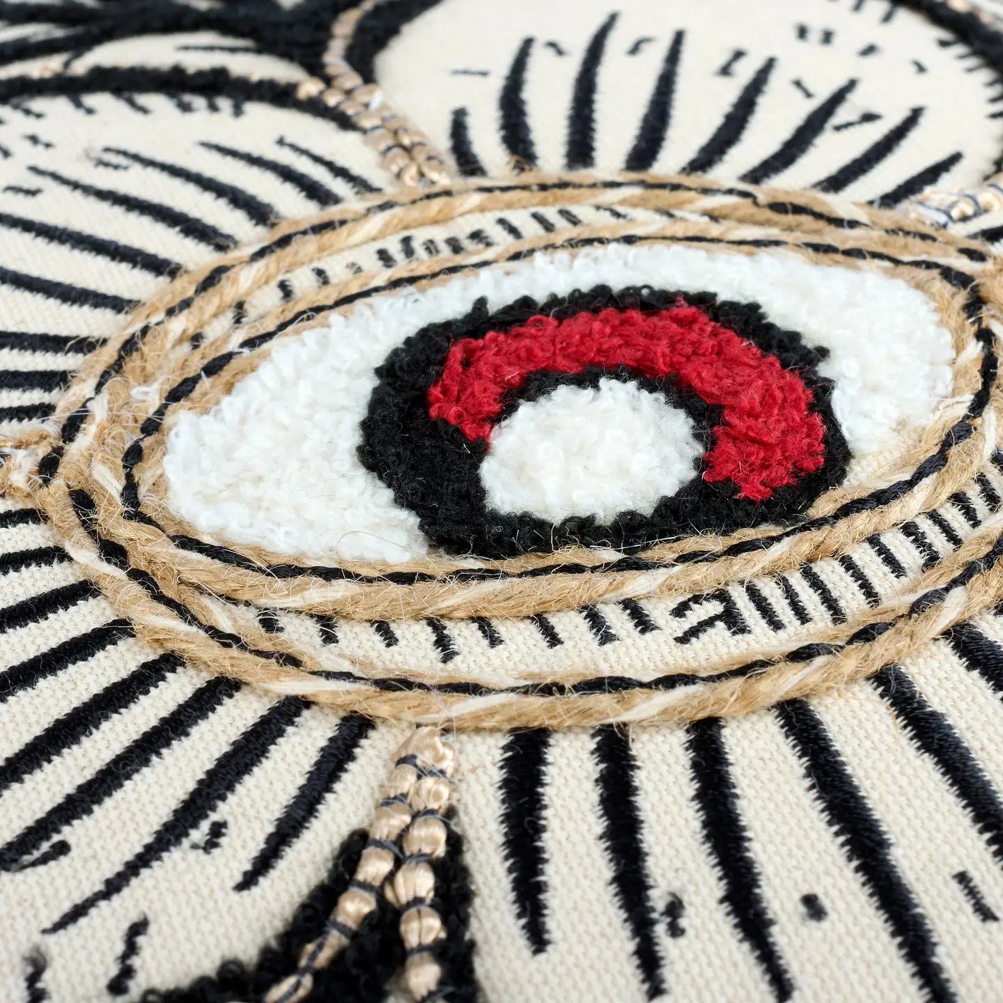 Eye Of Providence Pillow Detail