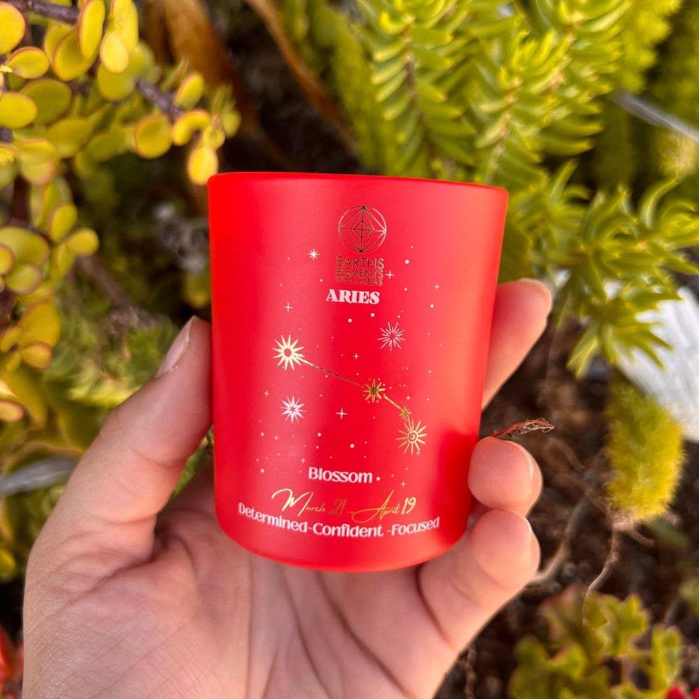 Aries Zodiac Candle
