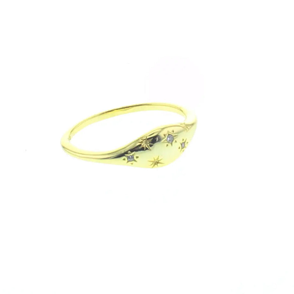 Gold Starlight Ring
