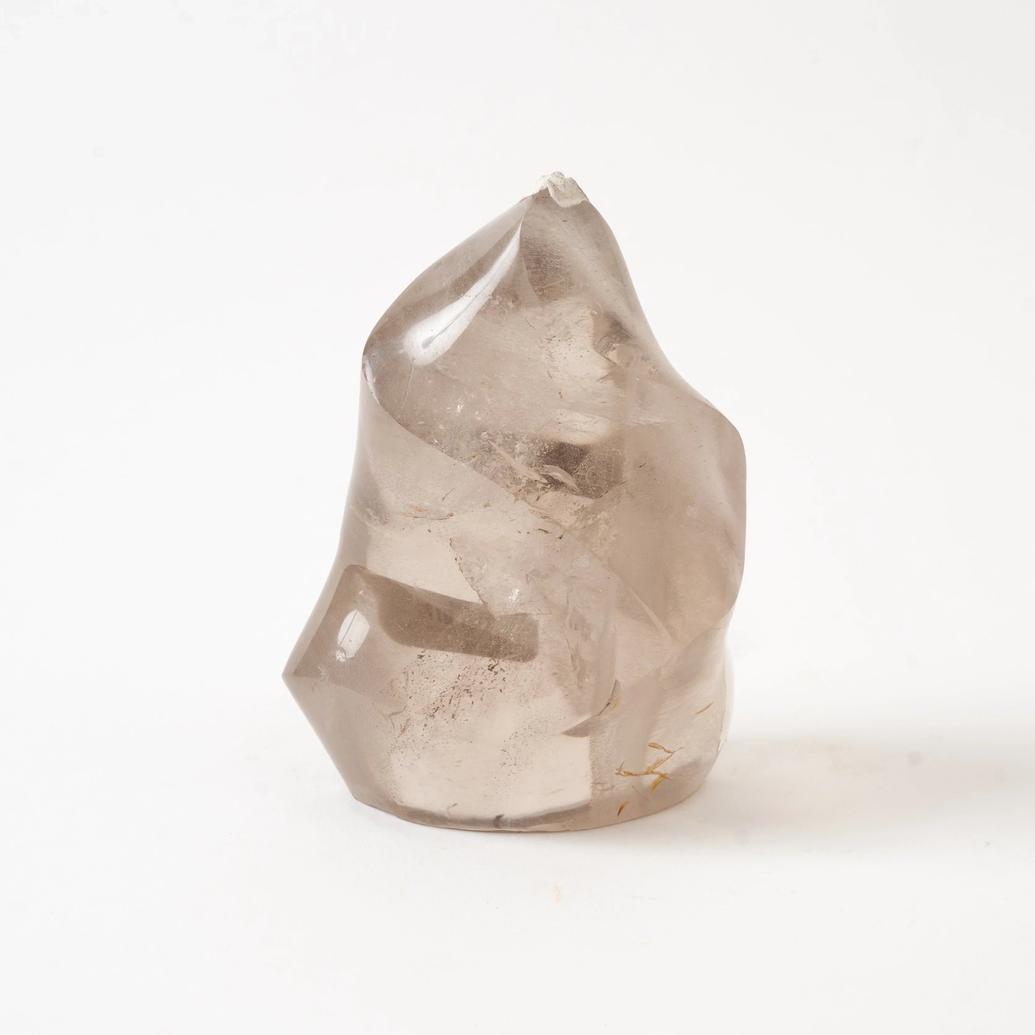 Smoky Quartz Polished Flame Shape