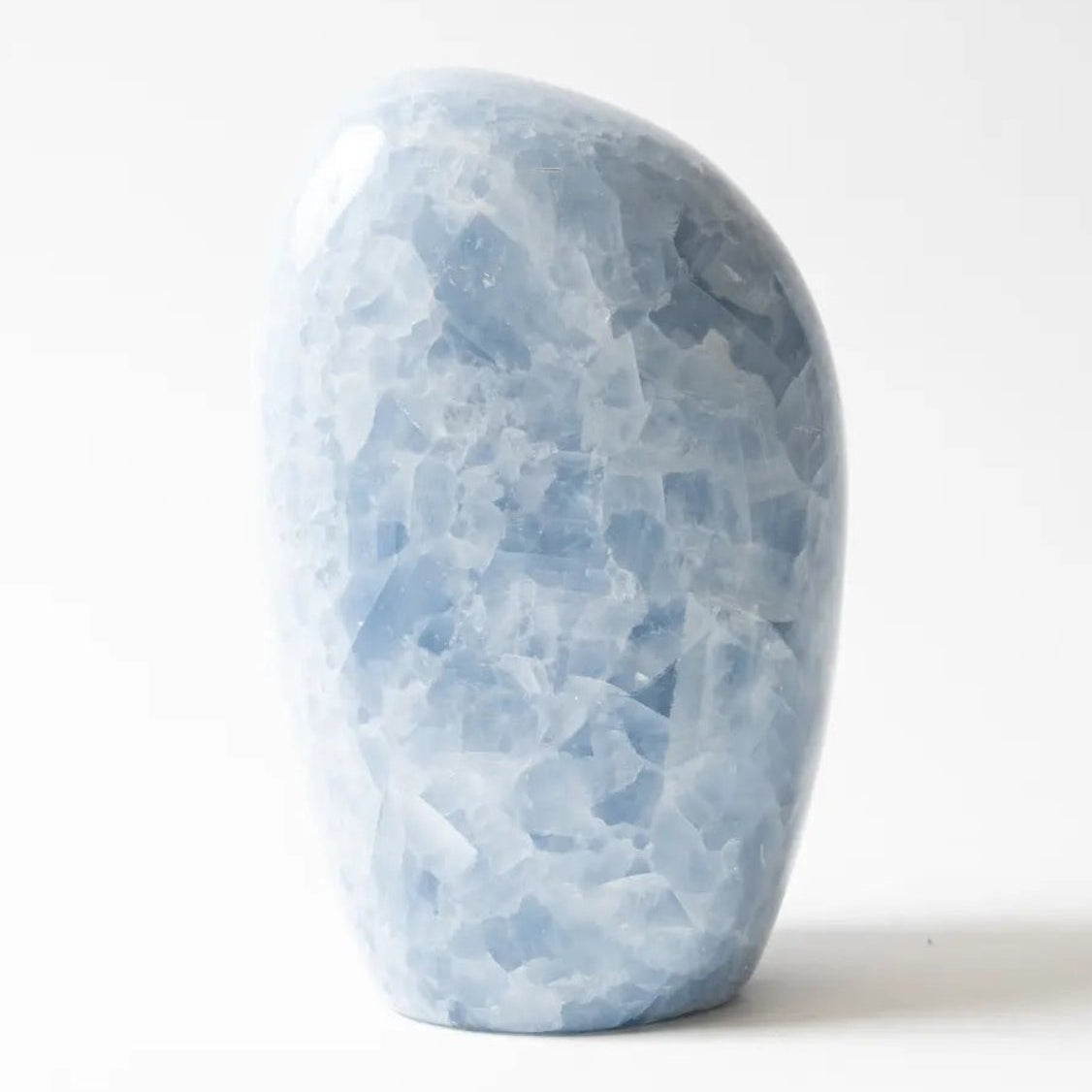 Blue Calcite Polished Free Form Specimen