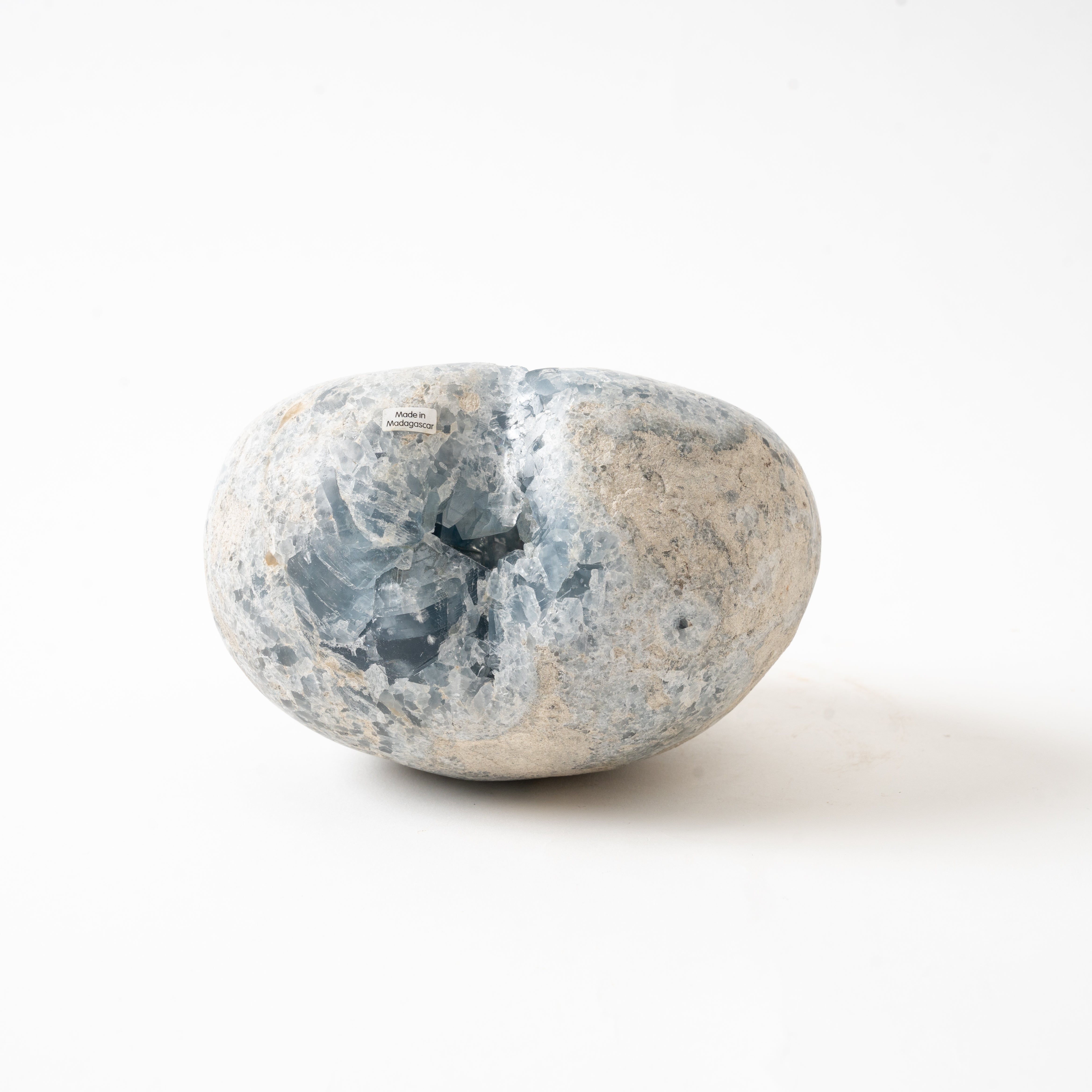 Celestite Heart Bottom View