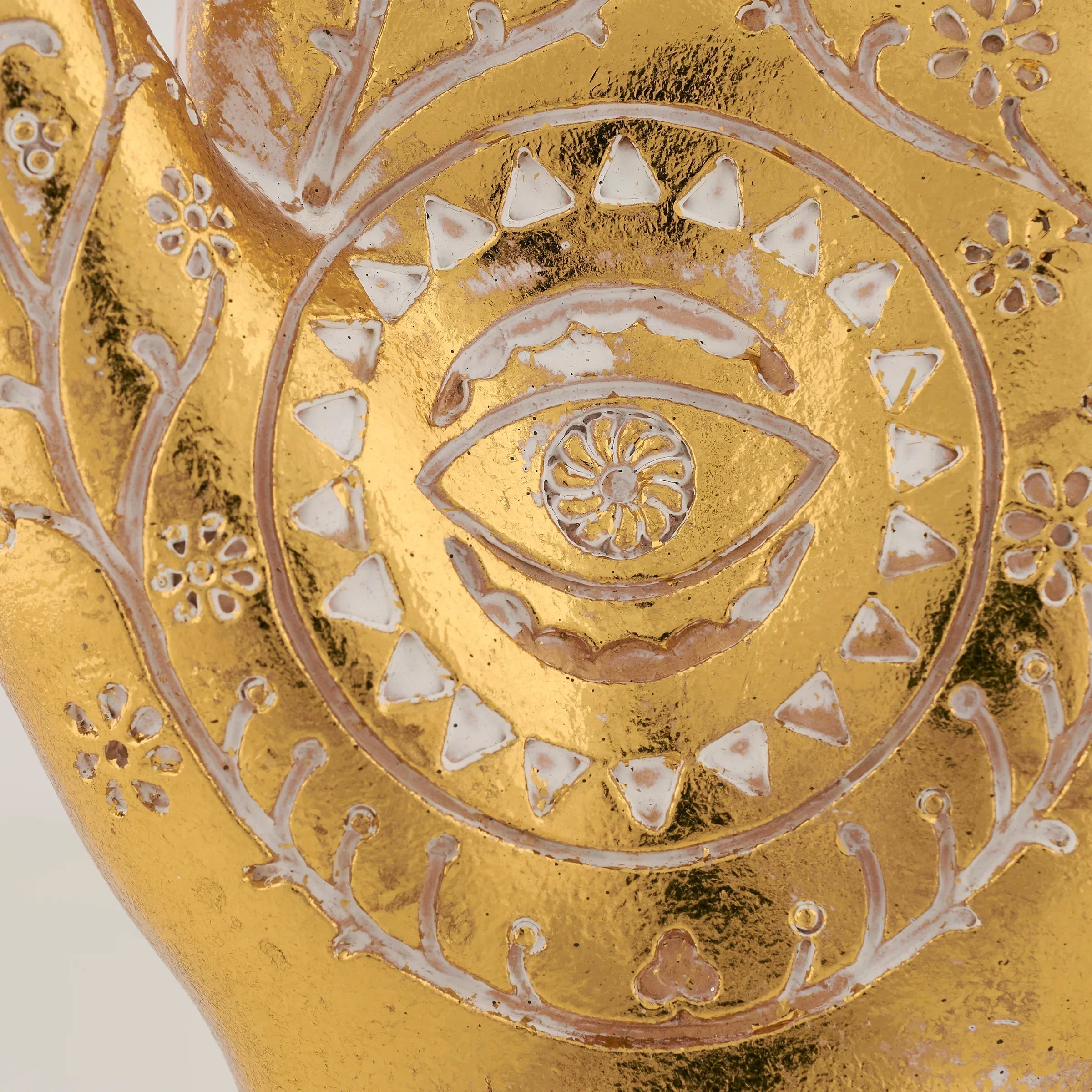 Hamsa Hand Figurine Detail