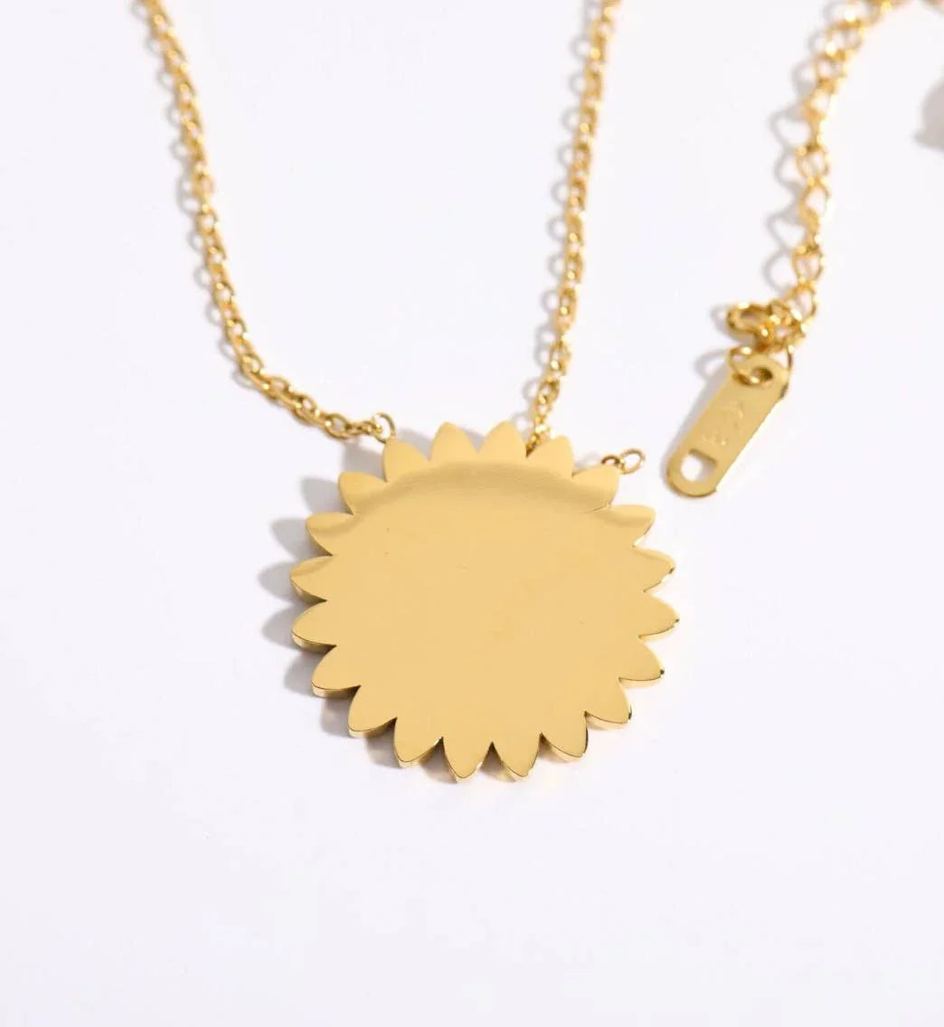 11:11 Golden Sunrise Necklace Back