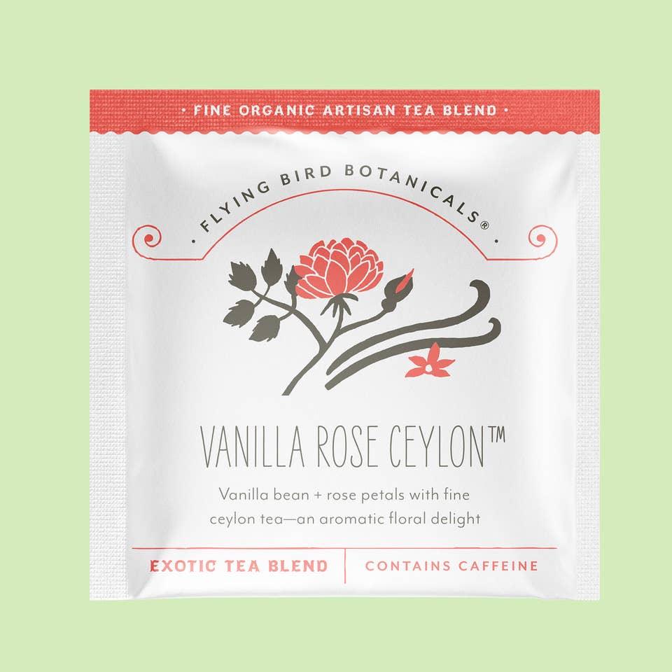 Vanilla Rose Ceylon Tea Bag