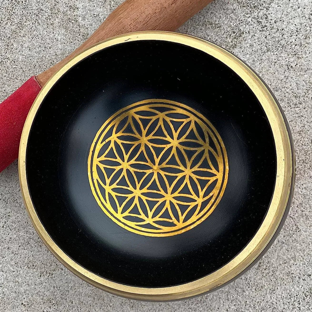 Flower Of Life Singing Bowl Inside