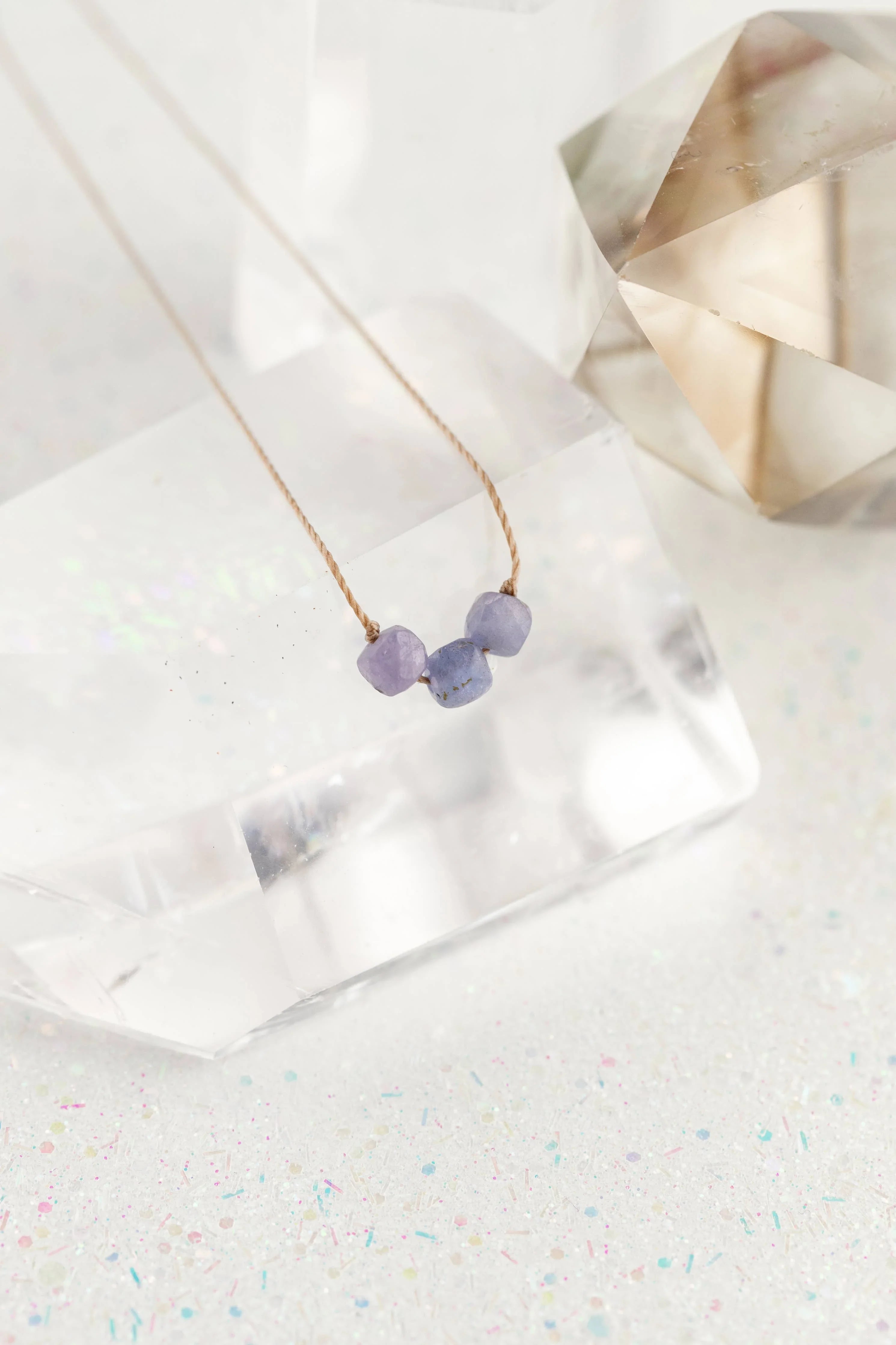 Tanzanite Birthstone Necklace for December