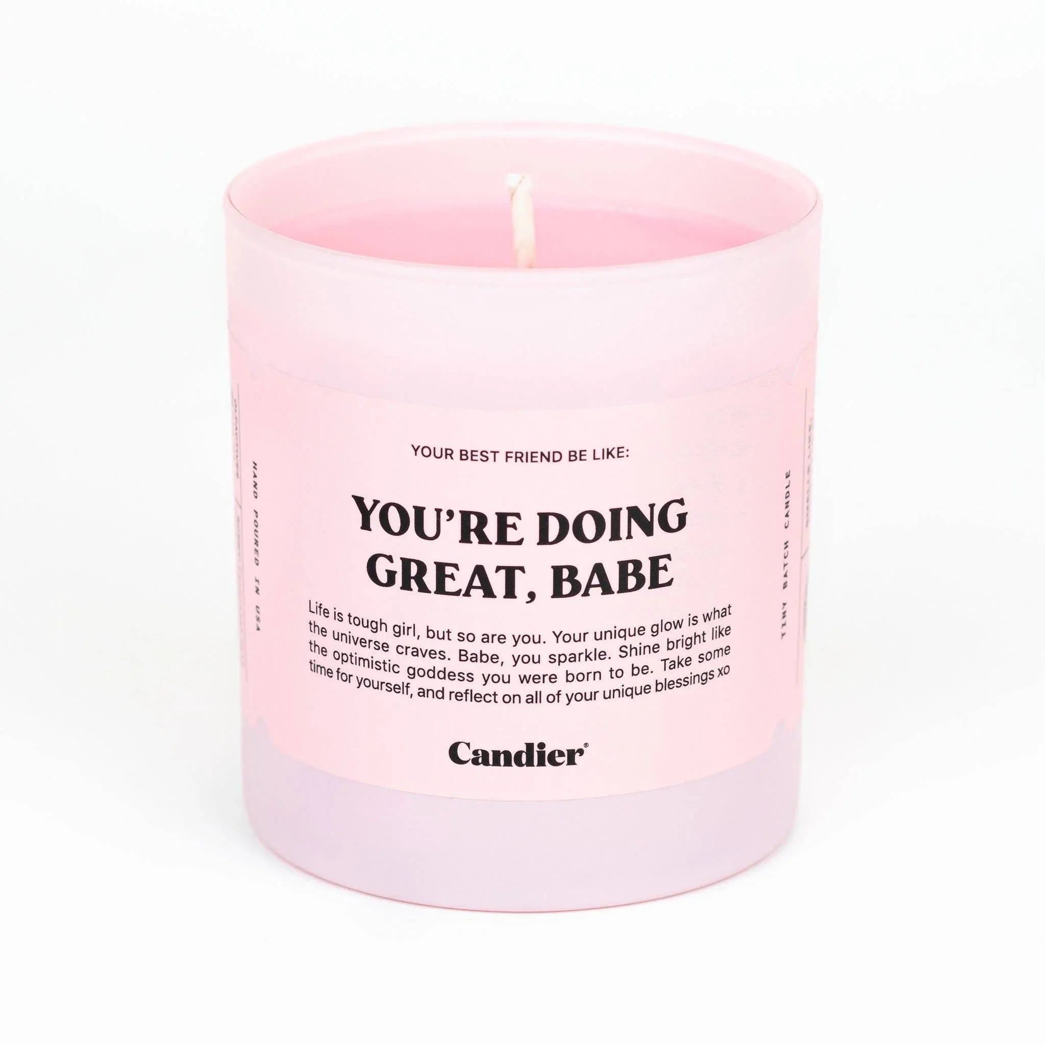 You're Doing Great Candle