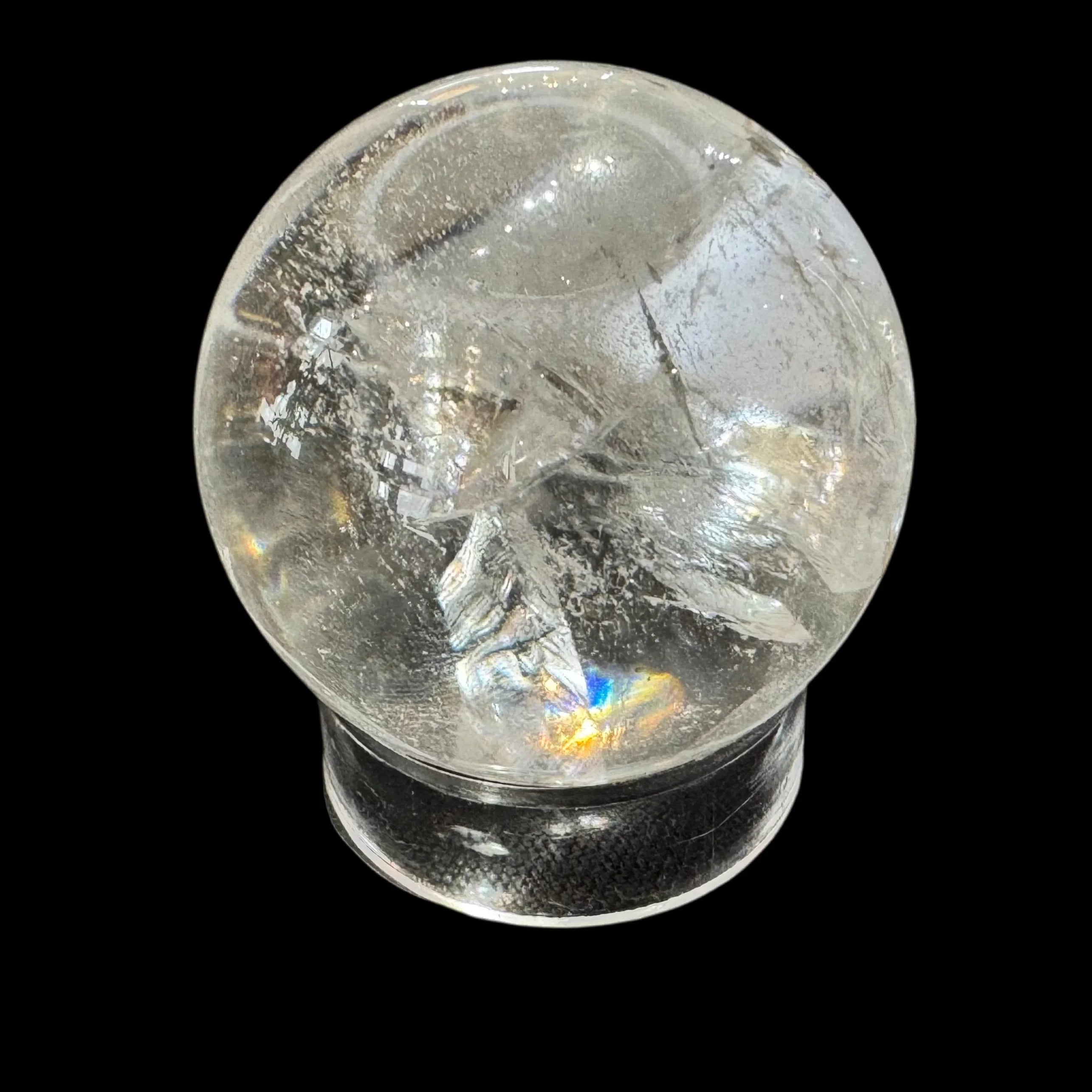 Quartz Sphere 100-150g 1.5-2" 2