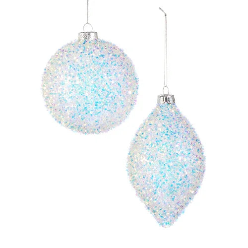Iridescent Glitter Ornament