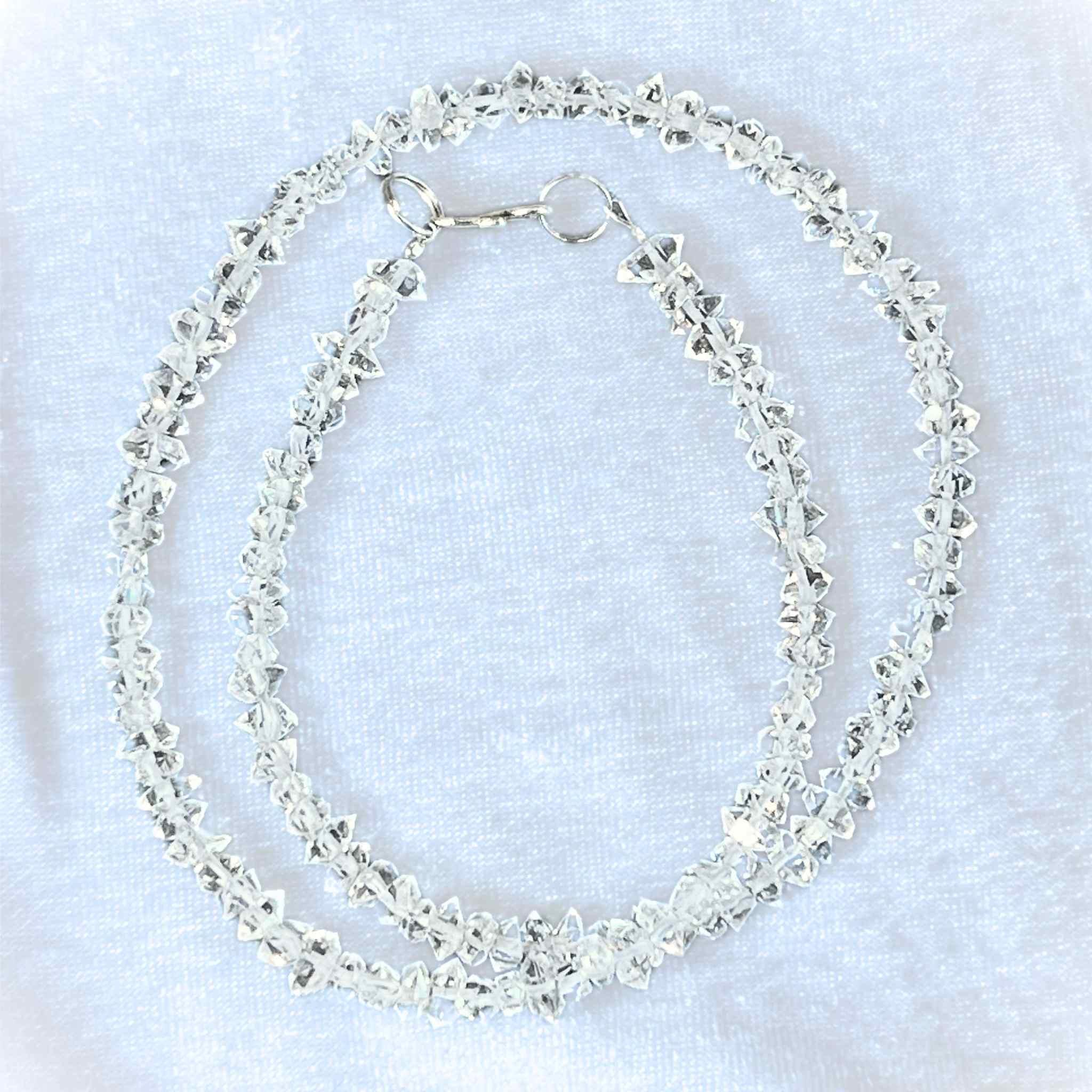 Herkimer Diamond Quartz Strand Necklace