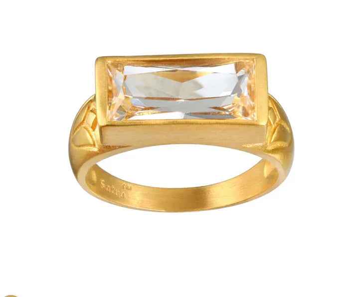 Topaz White Eternal Radiance Ring