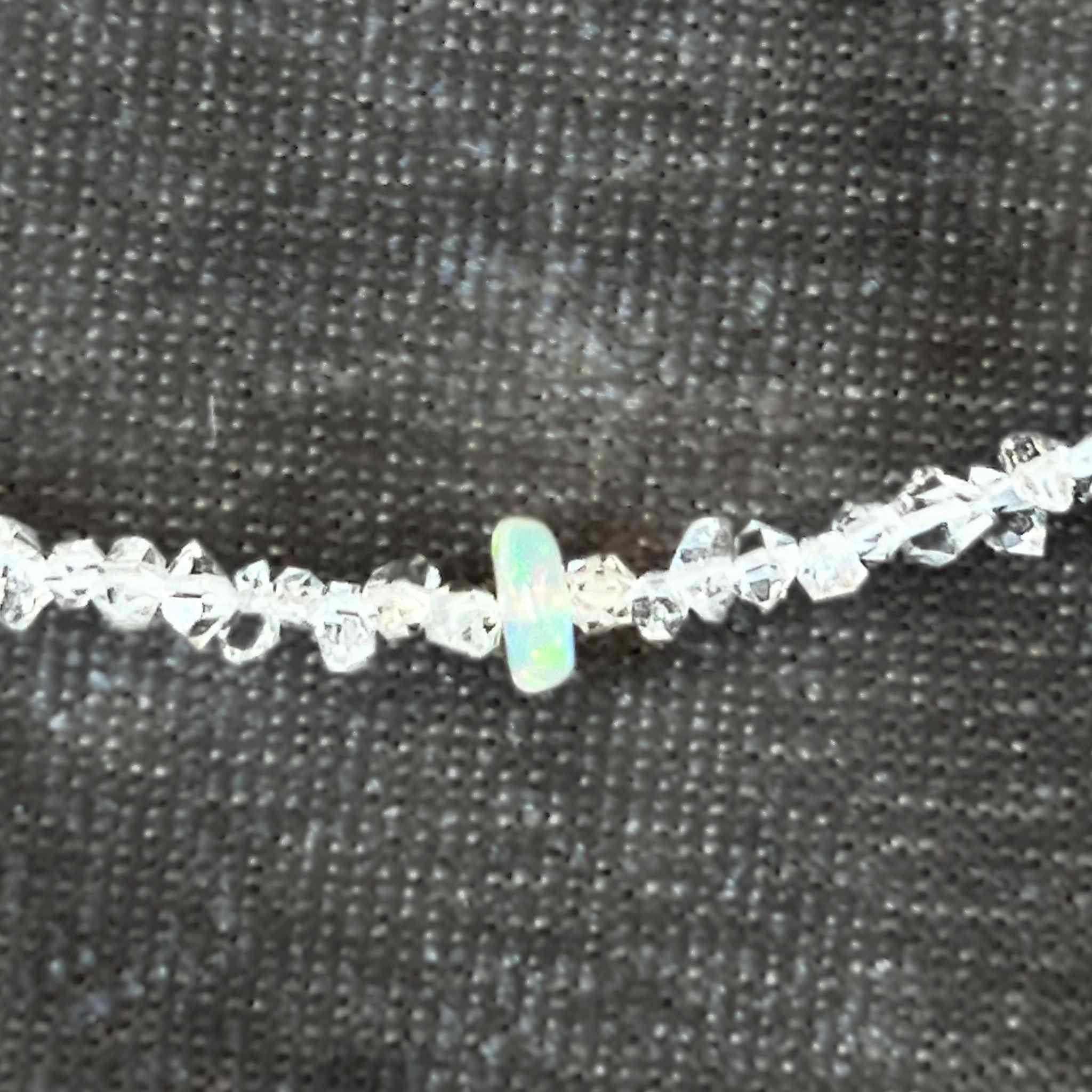 Pakimer (Herkimer) Diamond Quartz Strand Necklace