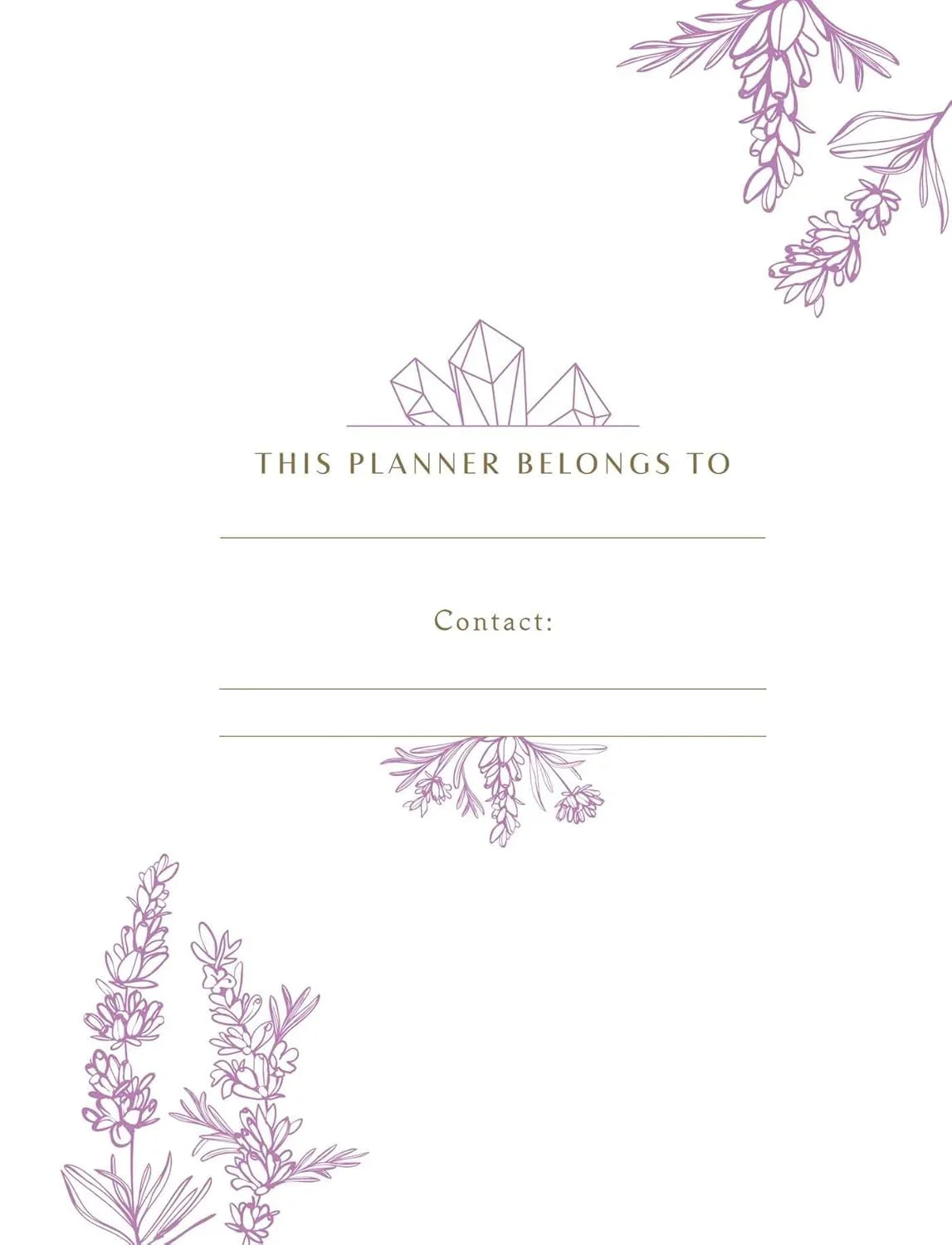 Mindfulness 12-Month Undated Planner 1