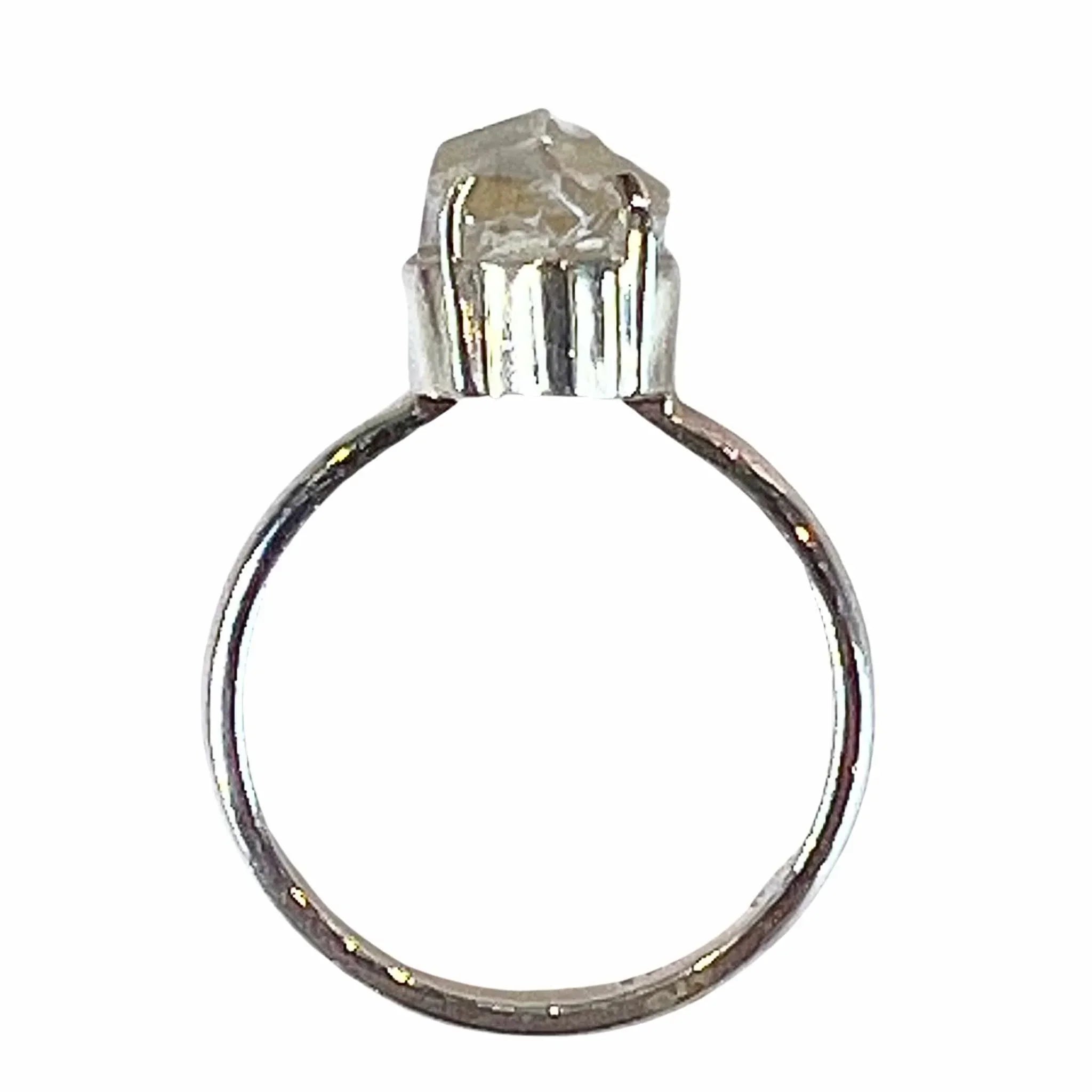 Herkimer Diamond Ring Sterling Silver