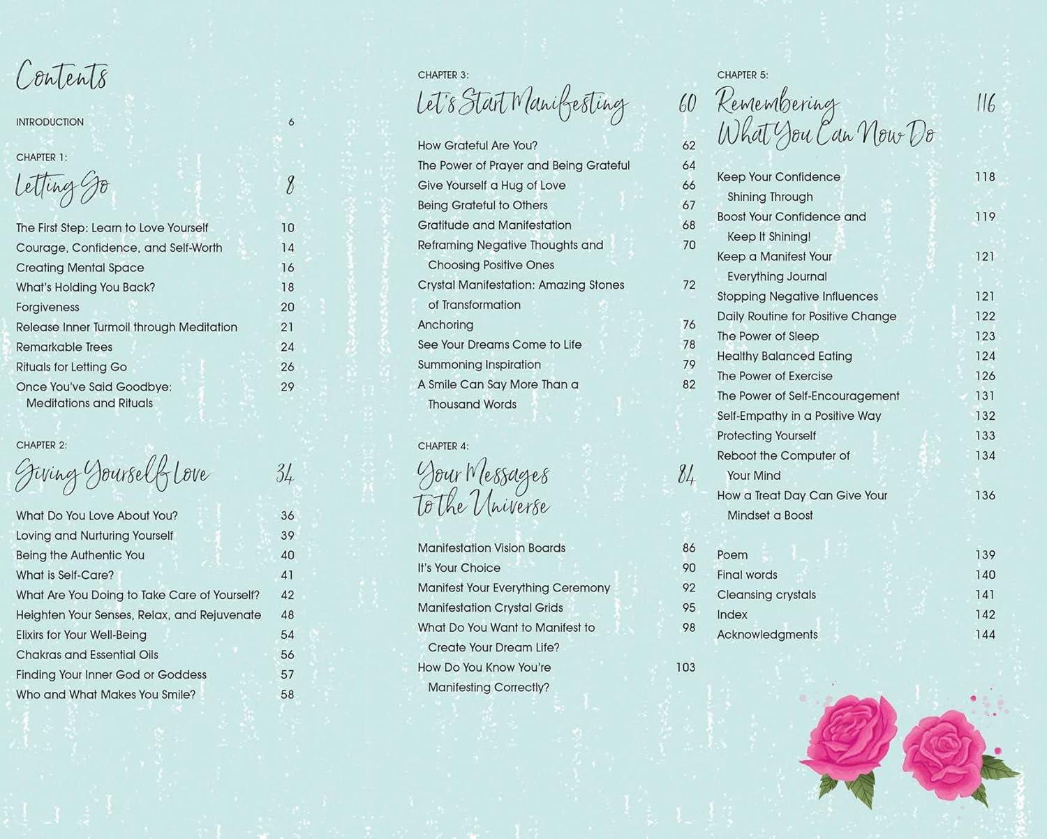 Manifest Your Everything: Love Yourself and Create Your Dream Life Contents