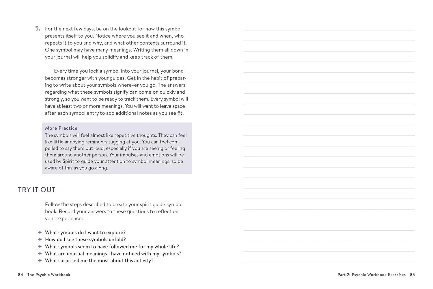 Psychic Workbook: A Beginner's Guide to Activities and Exercises to Unlock Your Psychic Skills Page 2