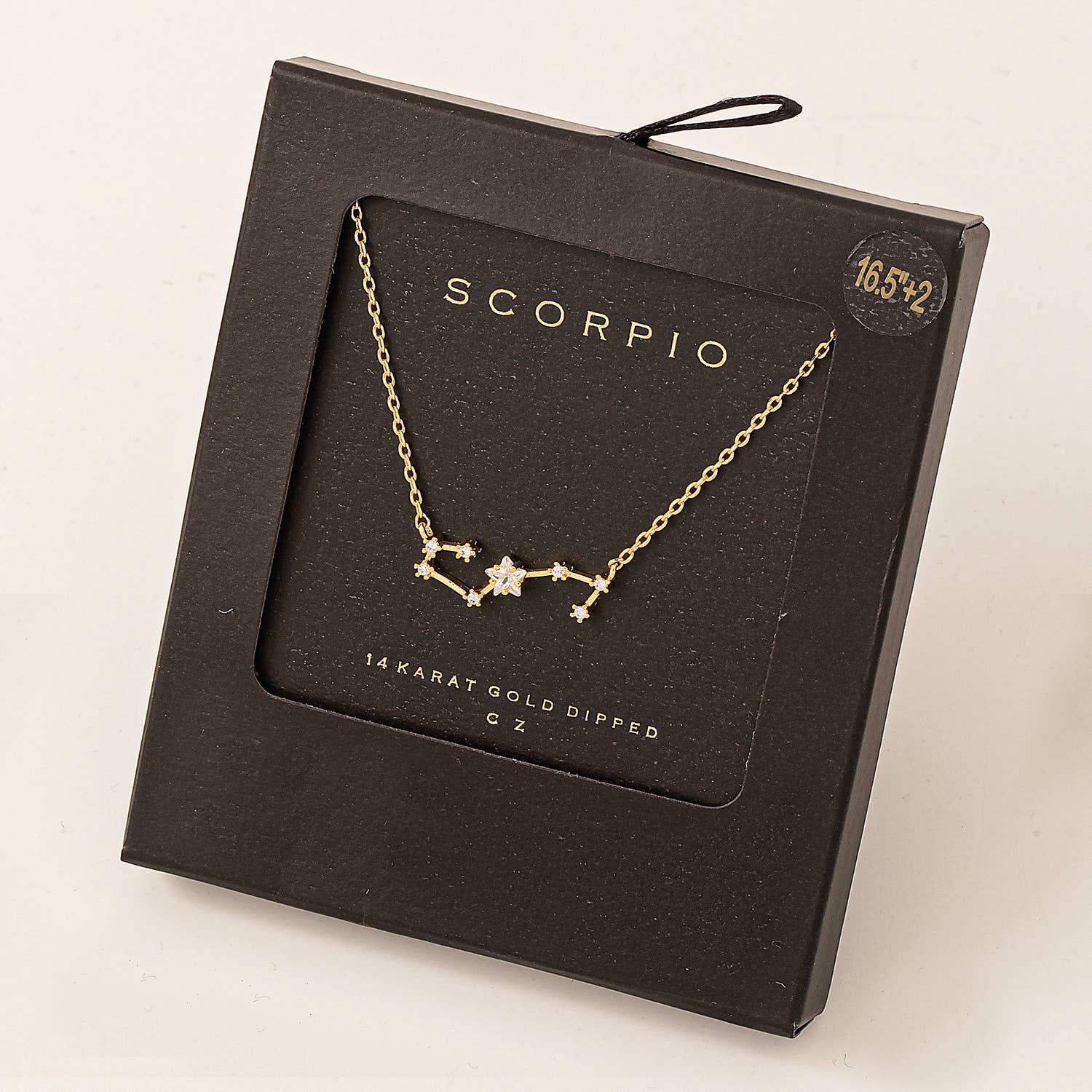 Scorpio Constellation Necklace
