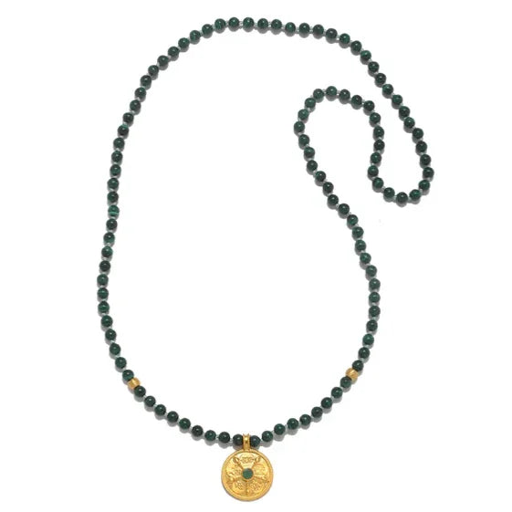 Malachite All Truths Mala full view