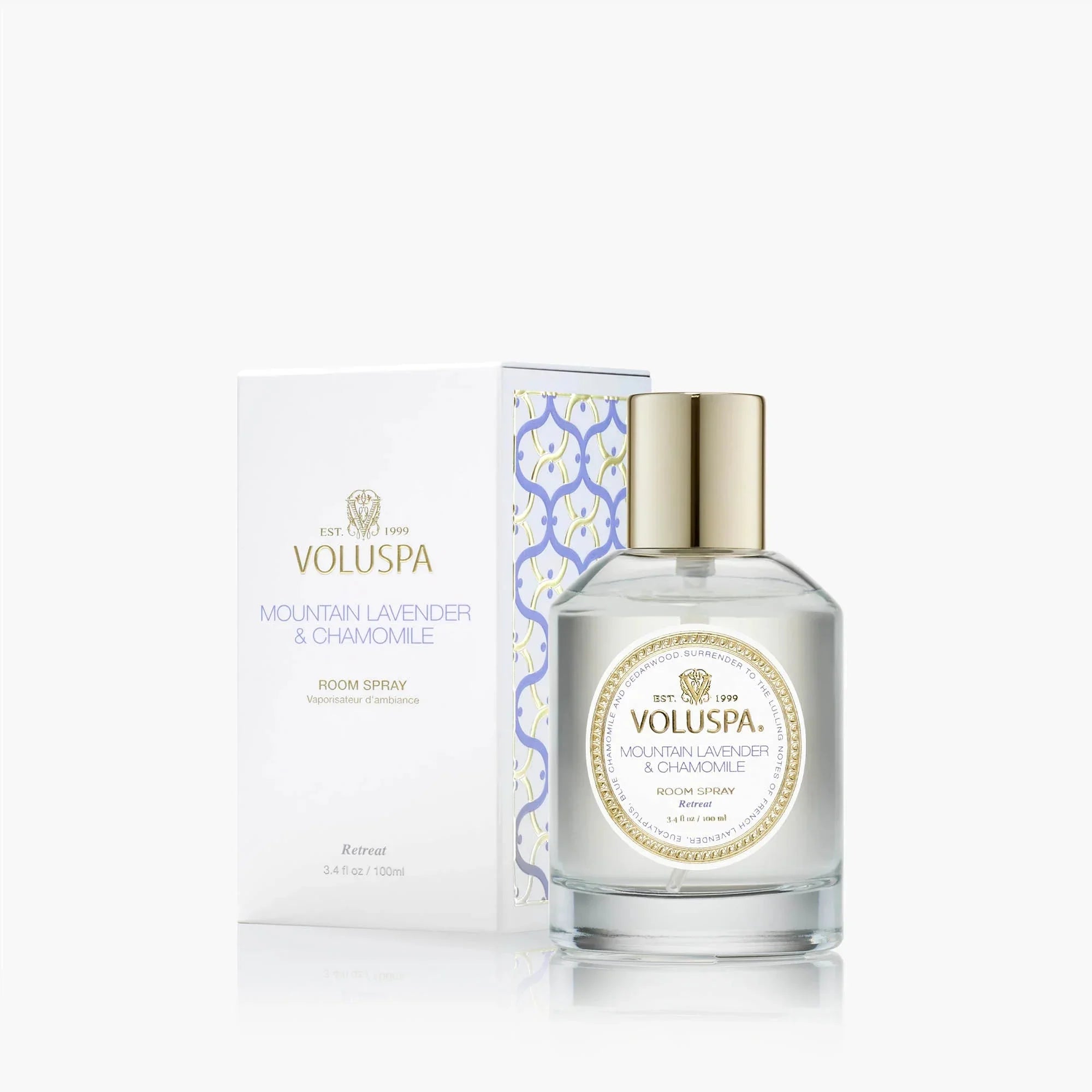 Mountain Lavender and Chamomile Room Spray with Box