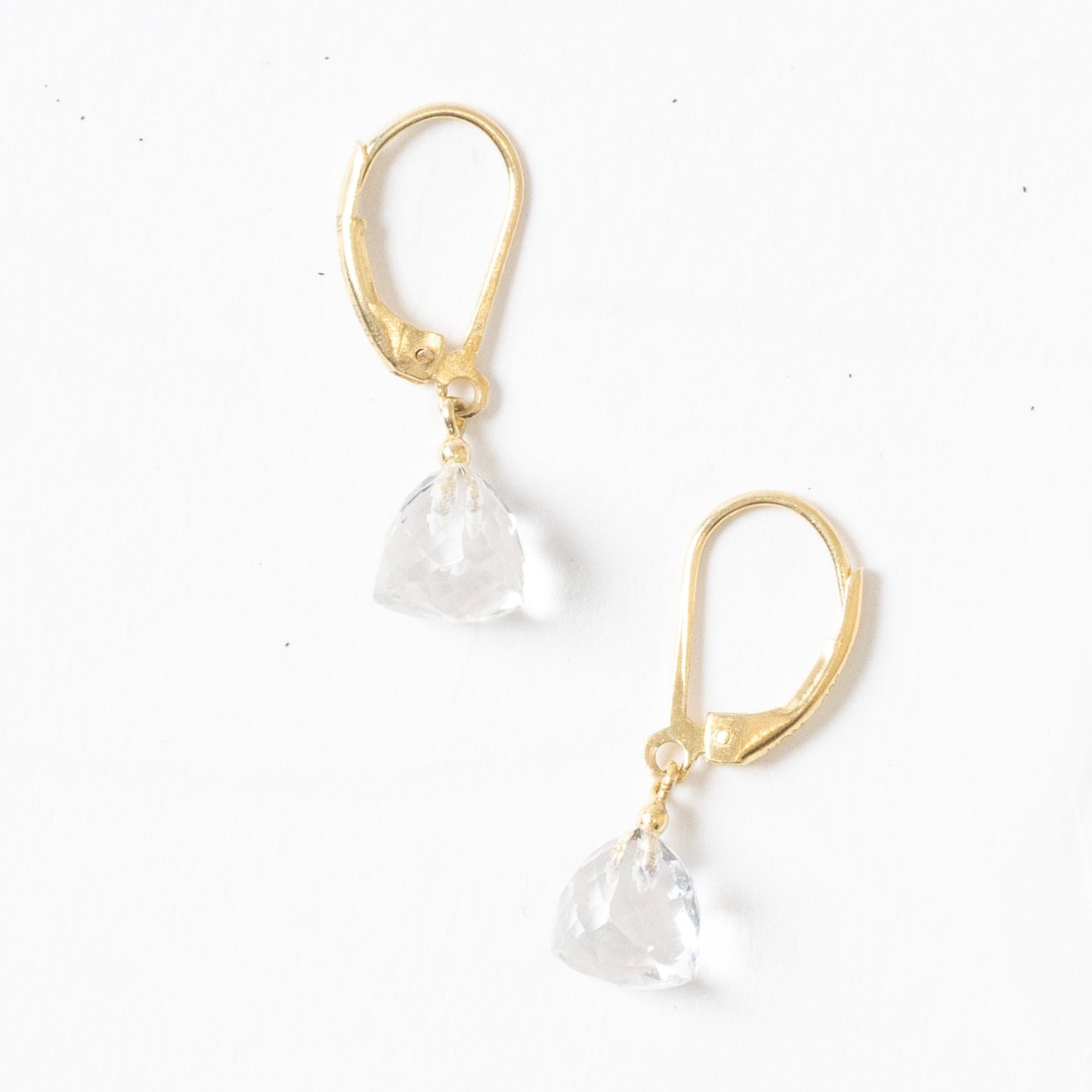 Herkimer Diamond Faceted Earrings