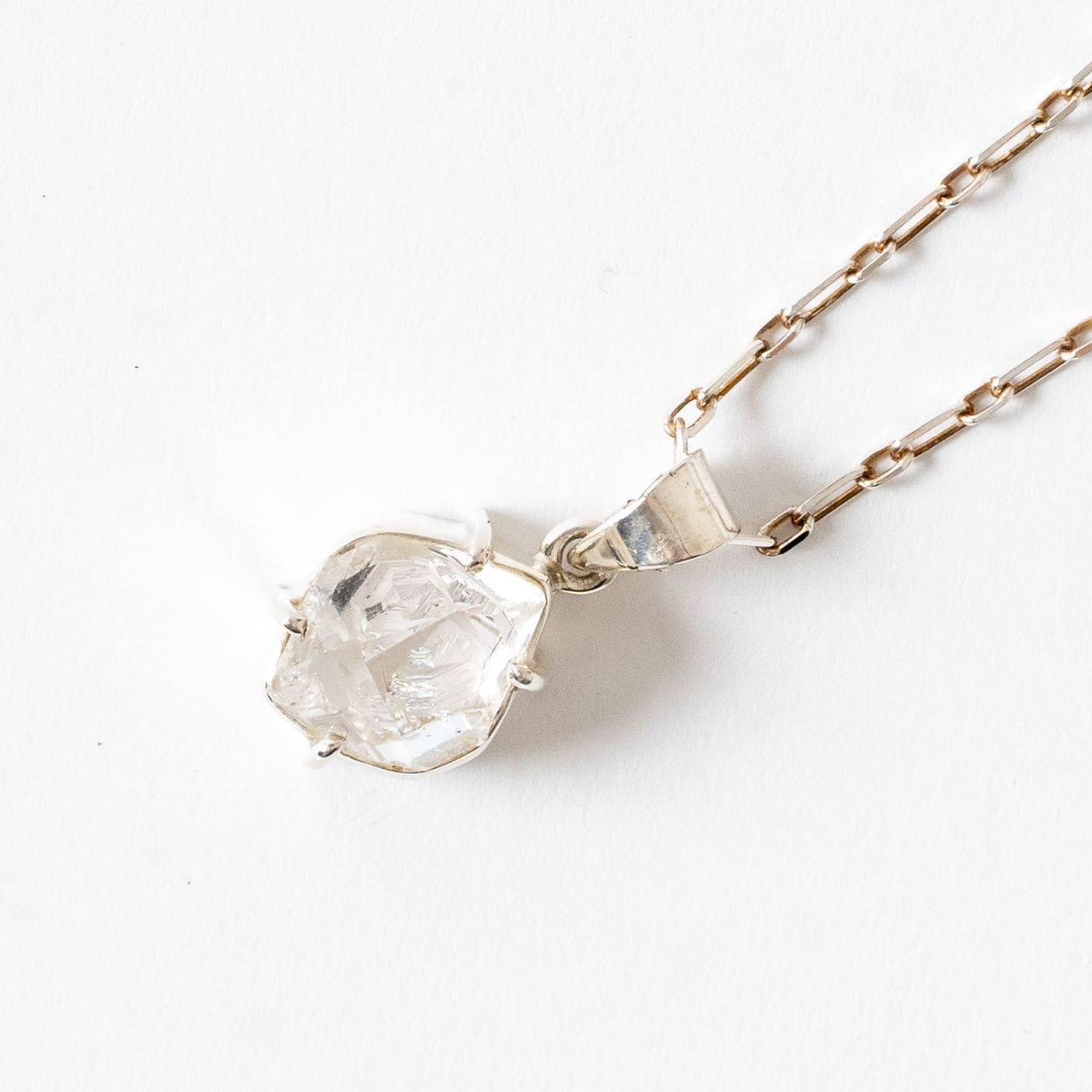 Herkimer Diamond Pendant Necklace