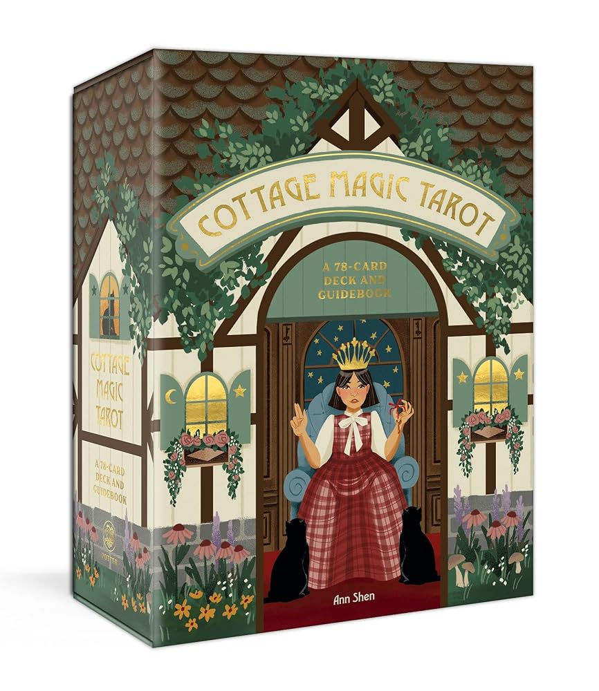 Cottage Magic Tarot: A 78-Card Deck and Guidebook cover image