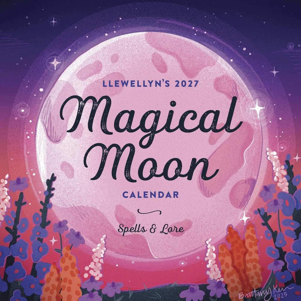 Llewellyn's 2027 Magical Moon Calendar: Spells & Lore (Llewellyn's 2027 Calendars, Almanacs & Datebooks, 7) cover image