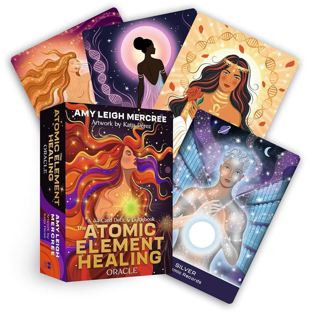 The Atomic Element Healing Oracle: A 44-Card Deck & Guidebook of Goddesses, Angels, Medical Intuition, & the Periodic Table of Elements cover image