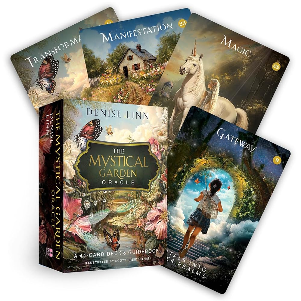 The Mystical Garden Oracle: A 44-Card Deck & Guidebook cover image
