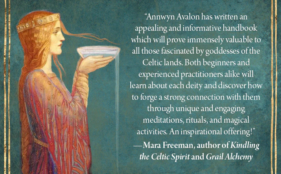 Celtic Goddess Grimoire: Invoke the Enduring Power of the Celtic Feminine Divine Back Cover