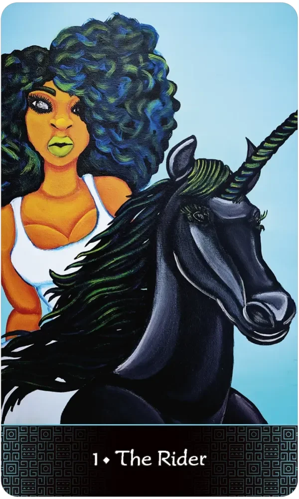 Afro Goddess Lenormand Oracle Rider