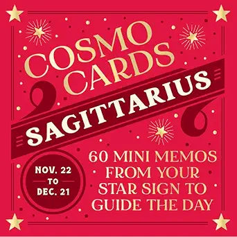 Cosmo Cards: Sagittarius: 60 Mini Memos from Your Star Sign to Guide the Day cover image