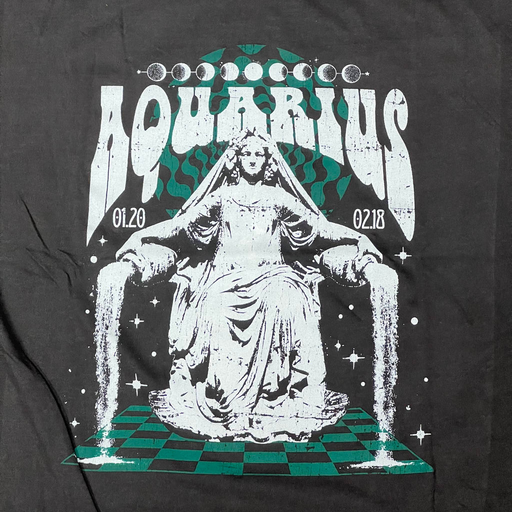Aquarius Sun Sign Zodiac Graphic Tee Shirt