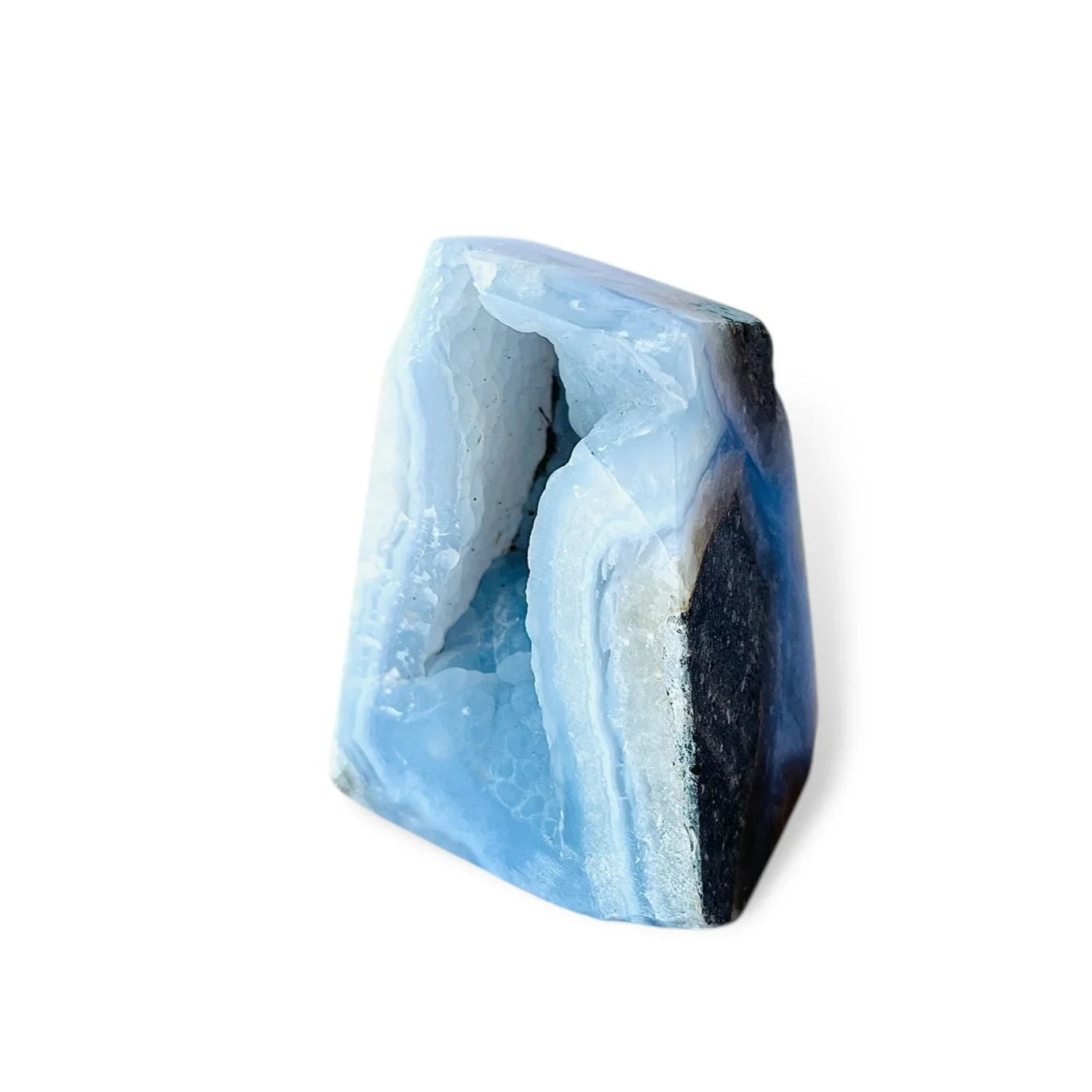 Agate Blue Lace in Matrix 250-300g Semi-Polished