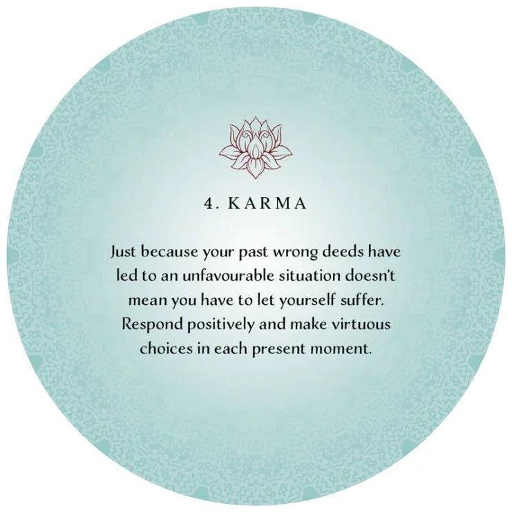 Buddhism Cards: Karma
