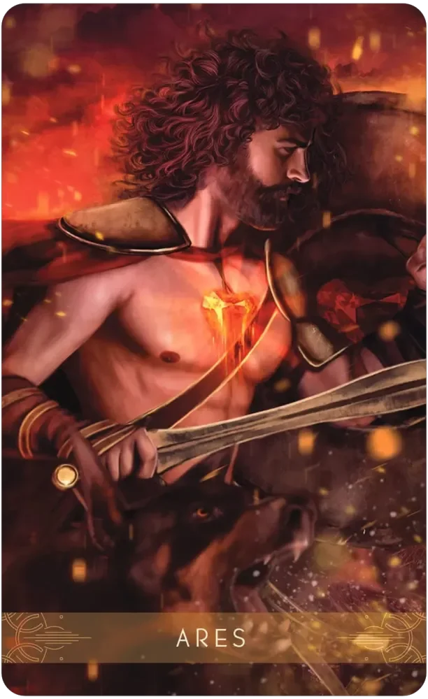 Divine Masculine Healing Oracle Ares