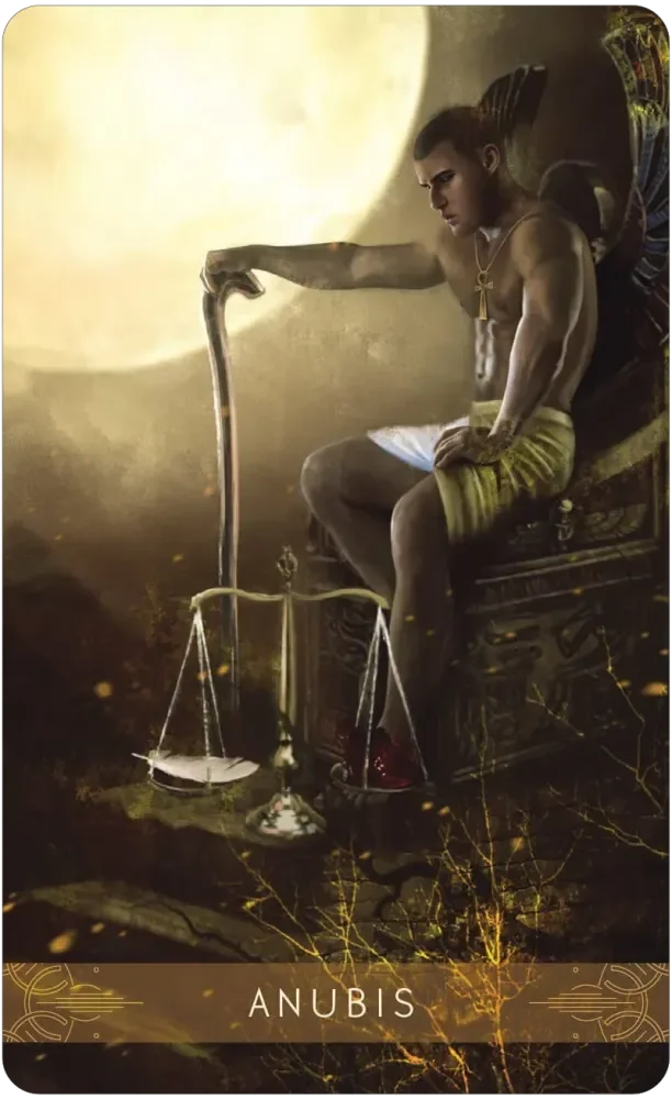 Divine Masculine Healing Oracle Anubis