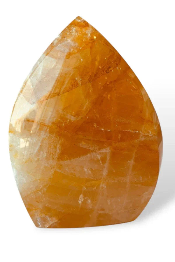 Golden Quartz Polished Flame Side 3