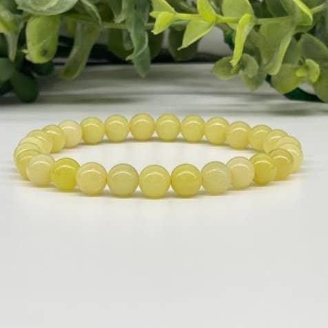 Healerite 8mm Smooth Bead Stretch Bracelet