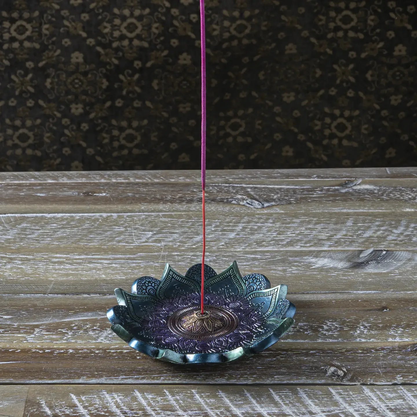 Mandala Incense Holder on Table