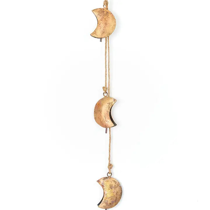 Moon Trio Rustic Bell Wind Chime