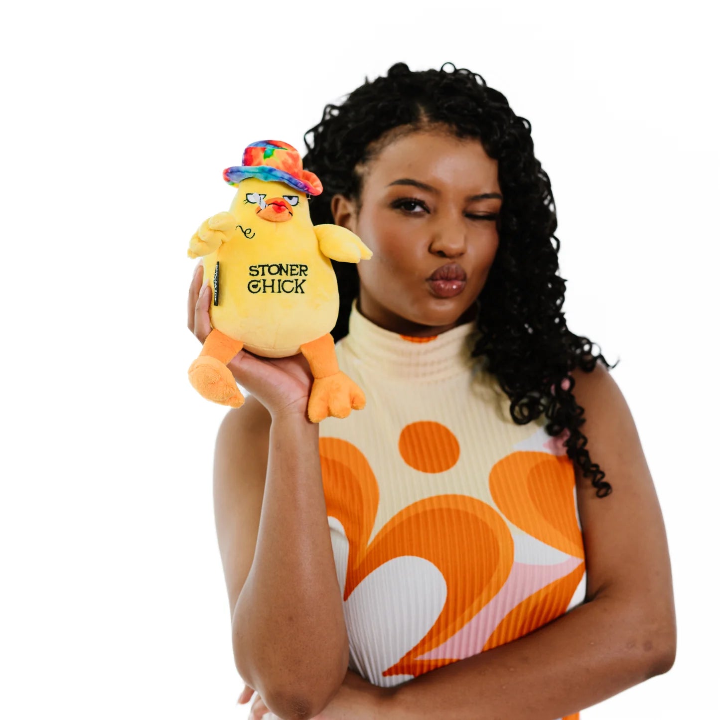 Stoner Chick Plush with model