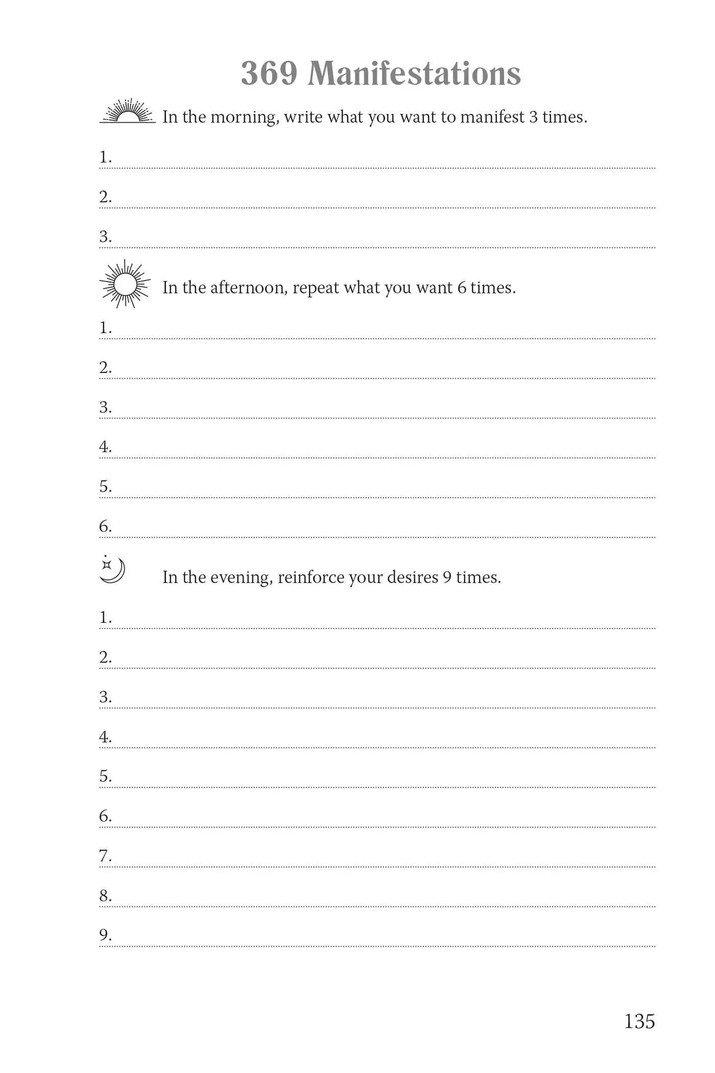 369 Manifestation Journal