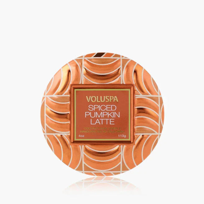 Spiced Pumpkin Latte Capsule Mini Tin Candle