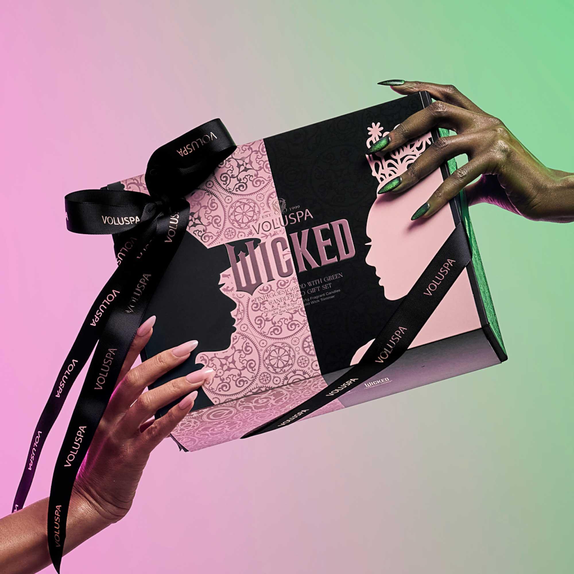 Pink Goes Good With Green Candle Duo Set (Wicked Collection) from Voluspa