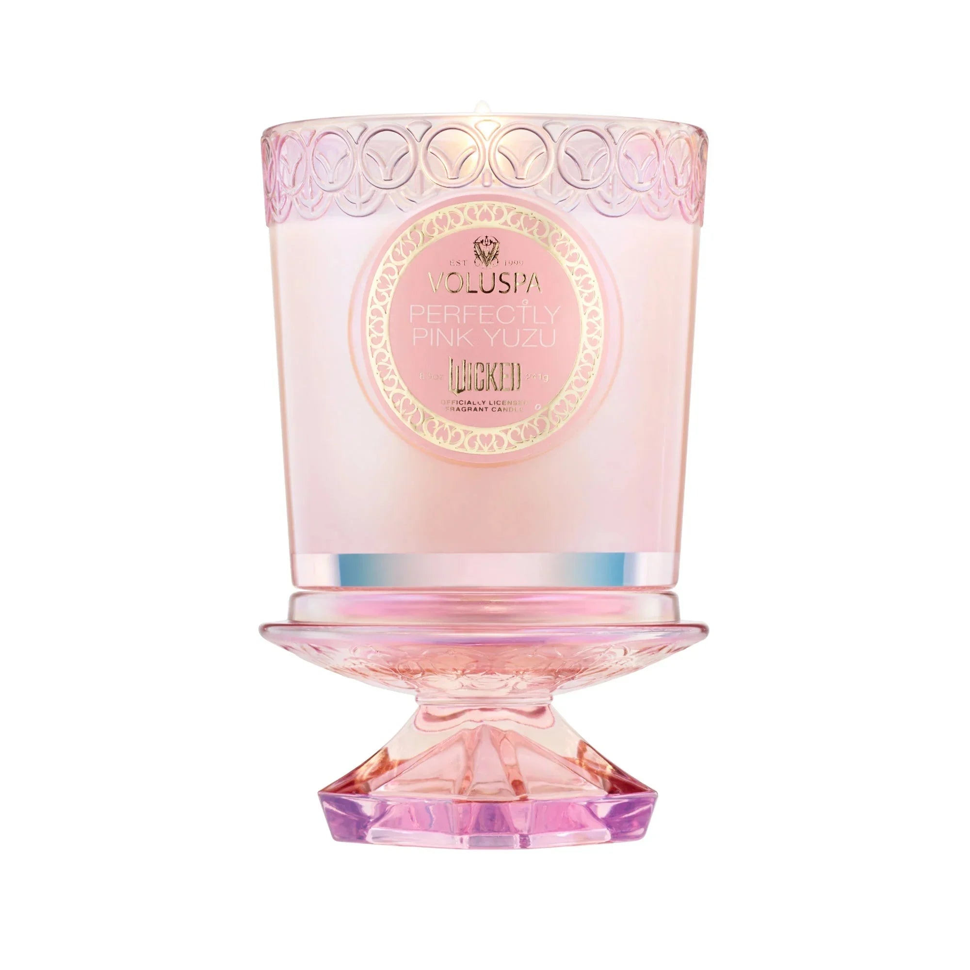 Glinda’s Perfectly Pink Yazu Boxed 8.5oz Candle (Wicked Collection)